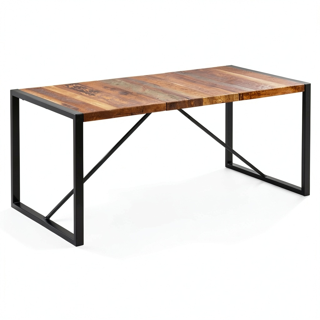 Tavolo da Pranzo in Legno Riciclato 180 cm