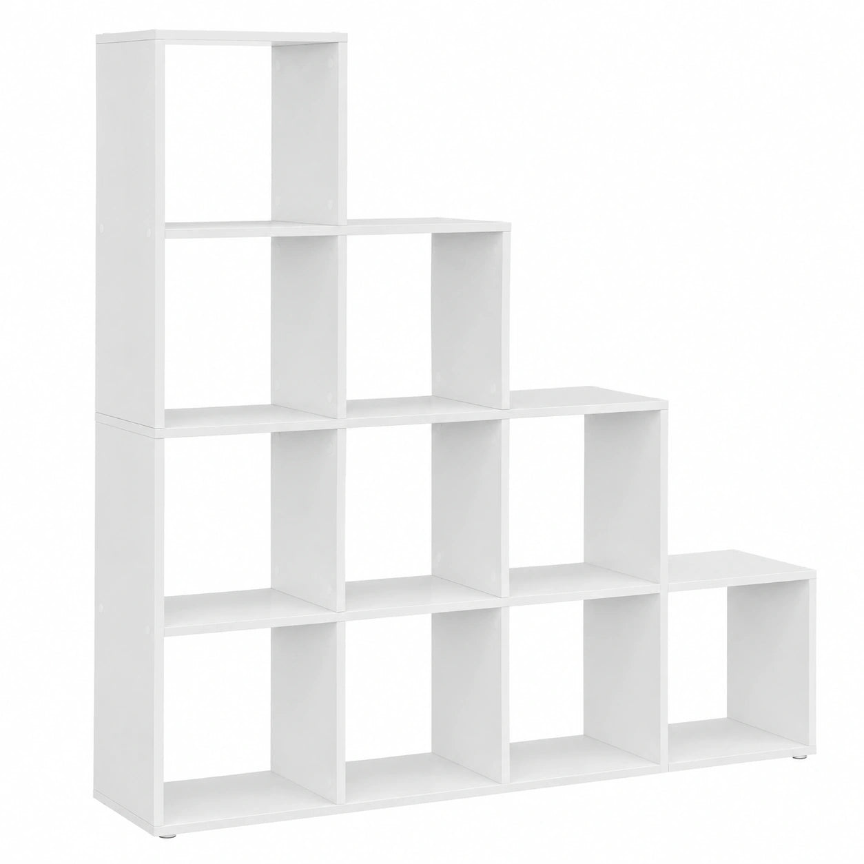 Libreria a 10 Cubi VASAGLE CUSTOS - Moderna e Funzionale, Ideale per Soggiorno e Studio, 129,5 x 27 x 129,5 cm, Bianco